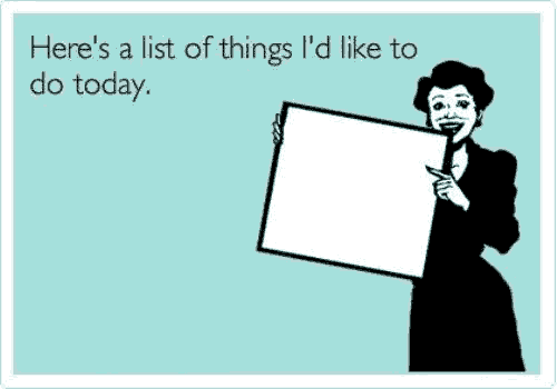 Nothing To Do List