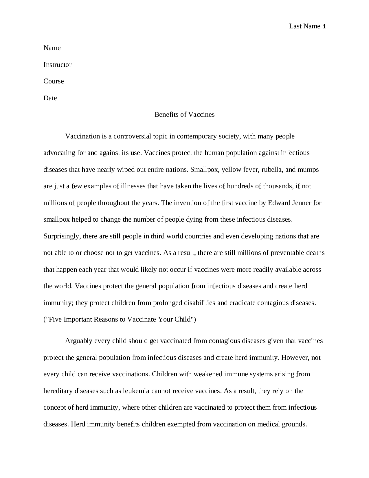write an expository essay why we study science pdf