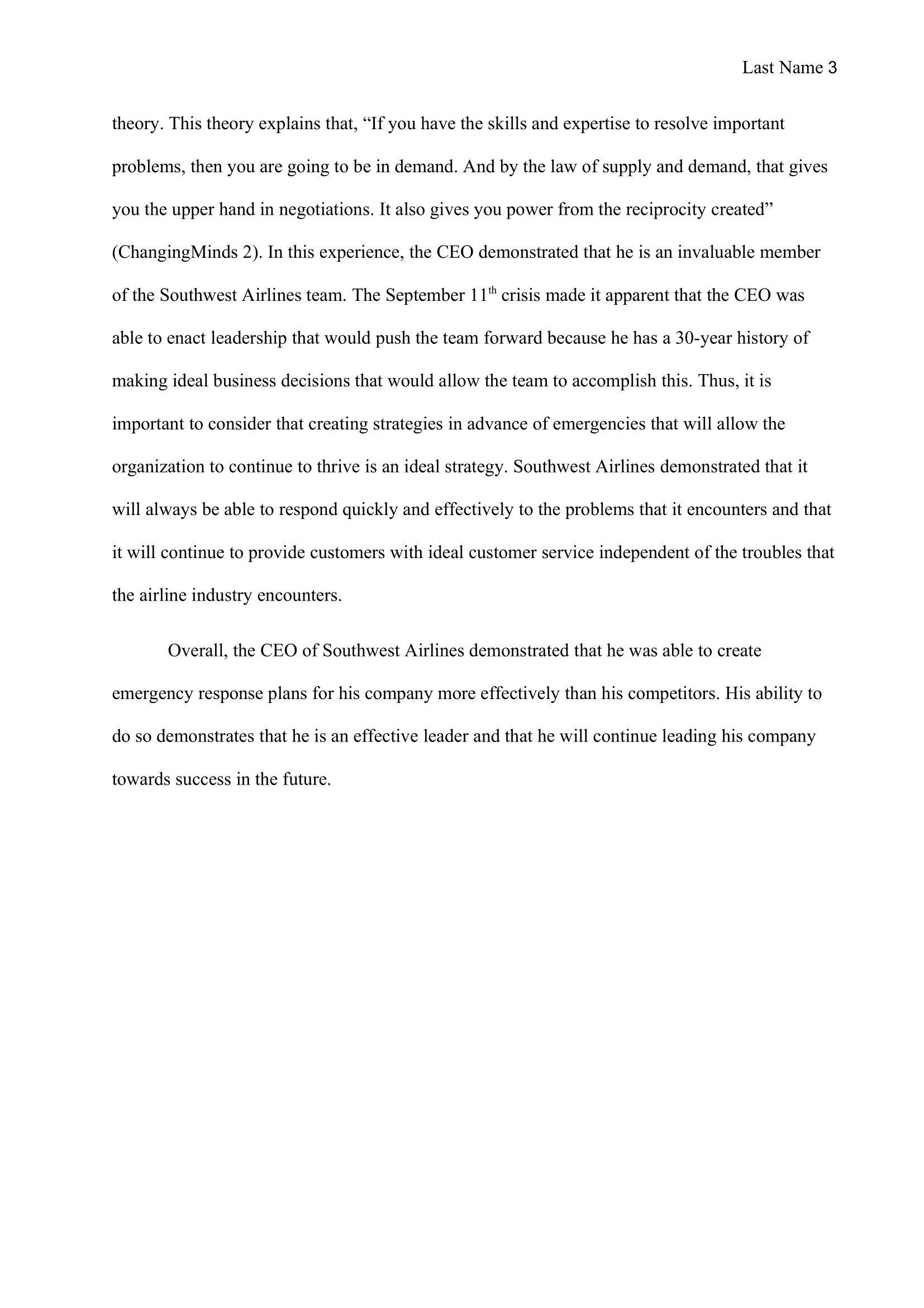 Essay on leadership and management