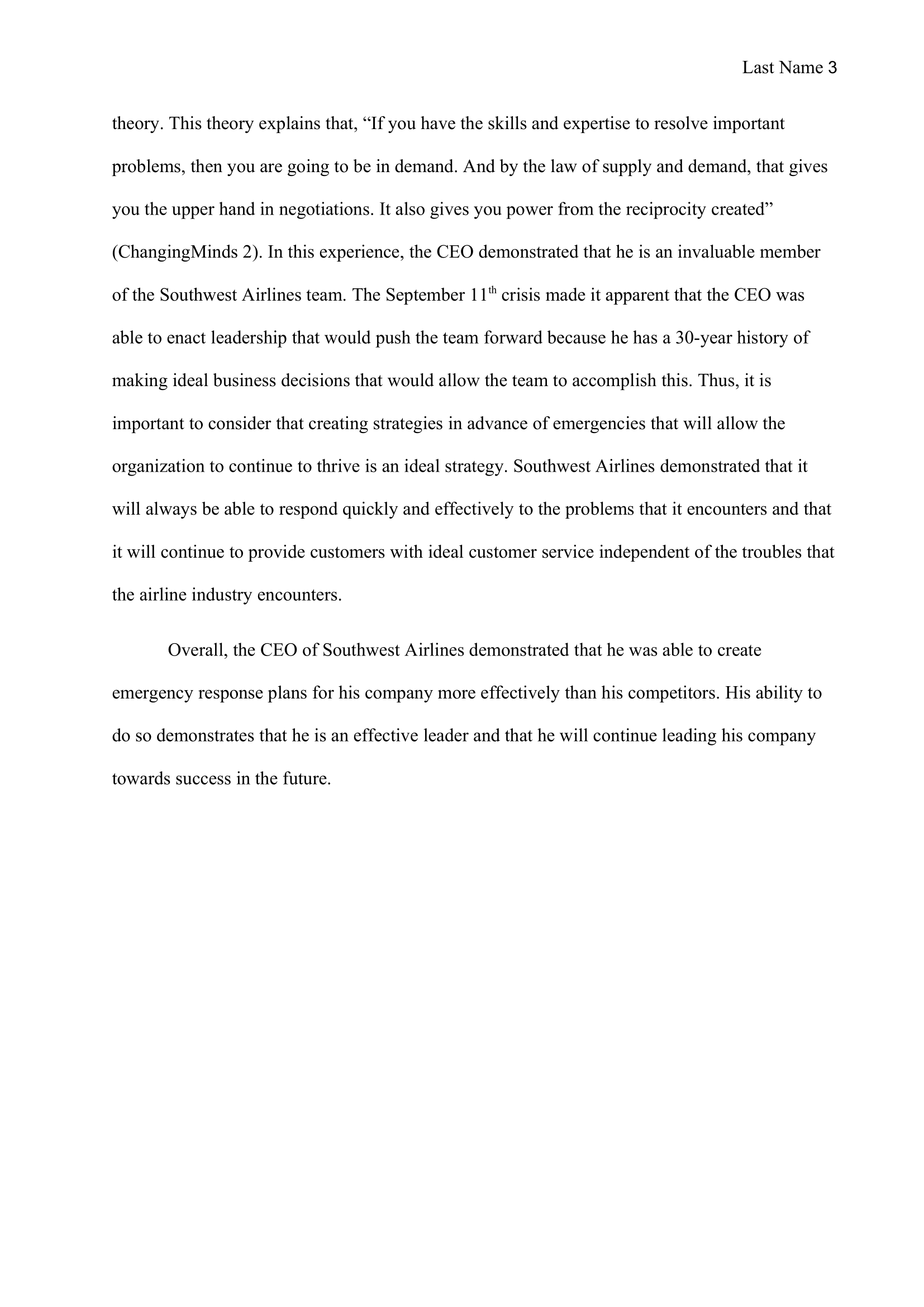 essay about being good leader