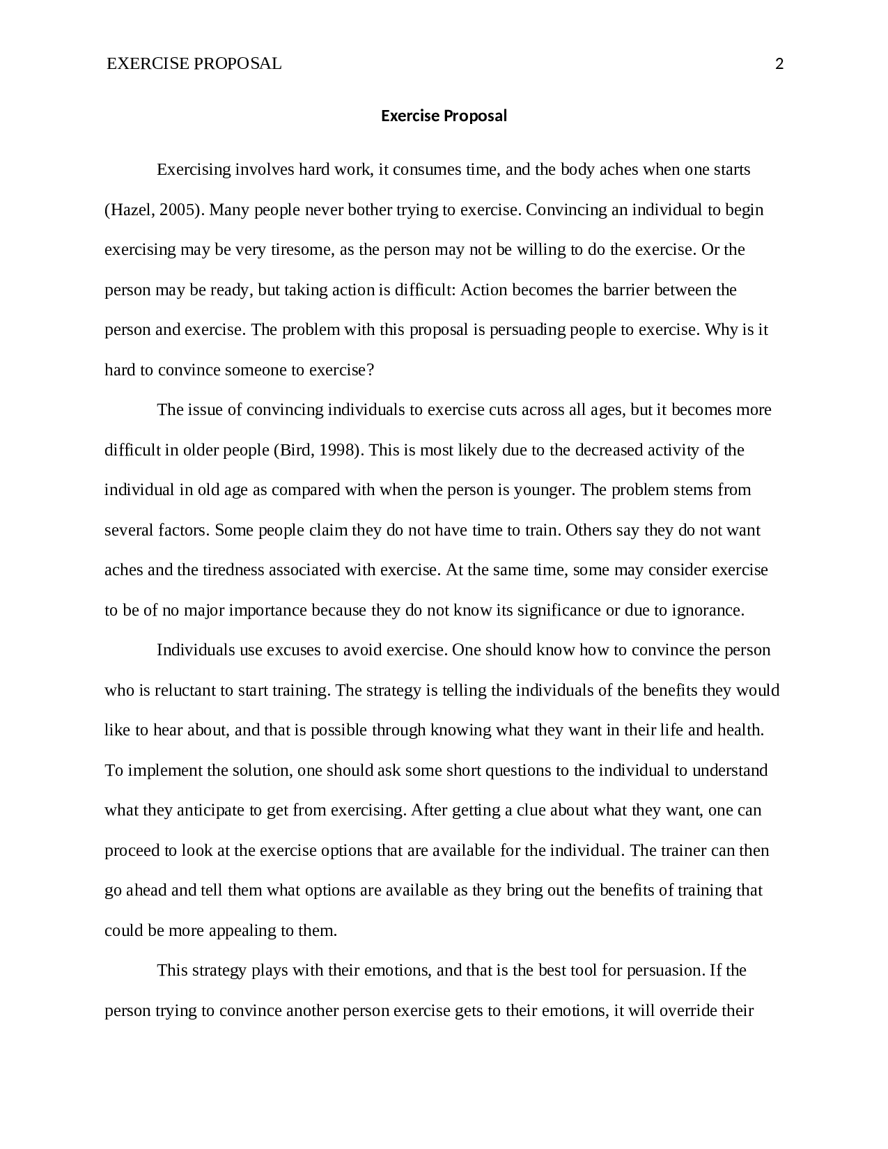 proposal letter essay