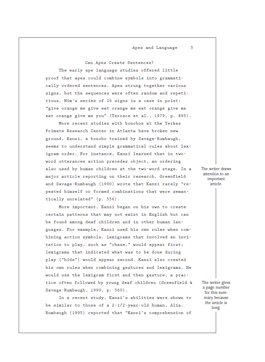 structure of a research paper apa style