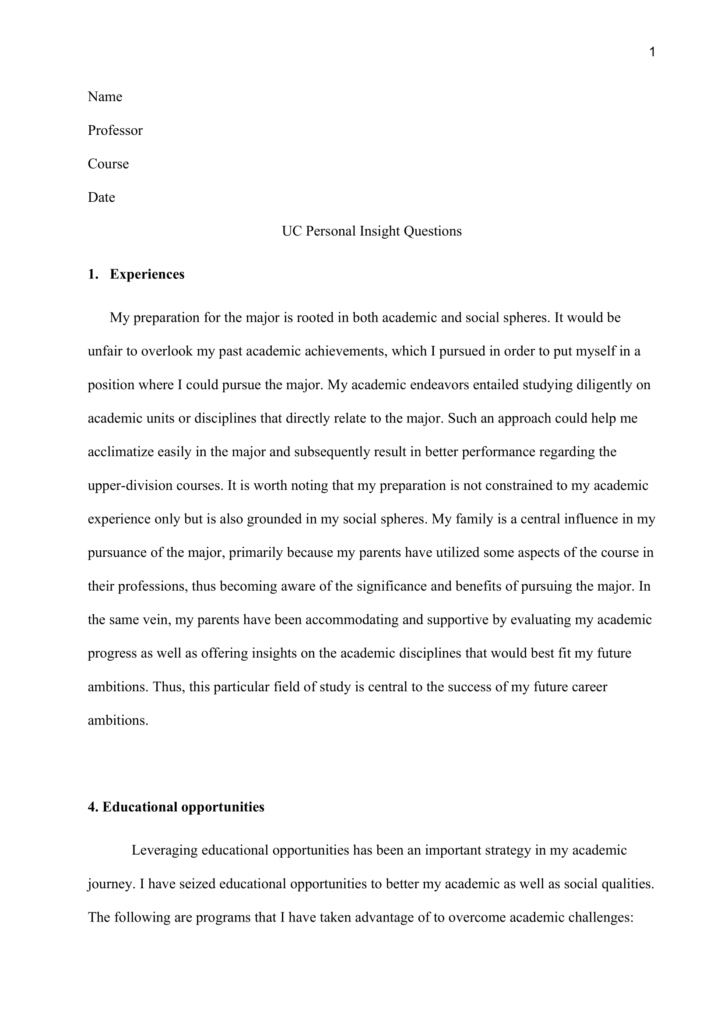 uc admission essays examples